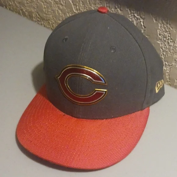 Chicago Bears New Era Fitted Hat Size 7 3/4 #eshopchicago - Picture 1 of 3